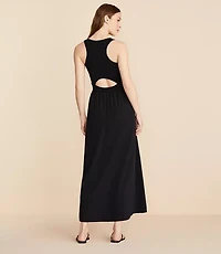 Lou & Grey Wanderweave Cutout Midi Dress