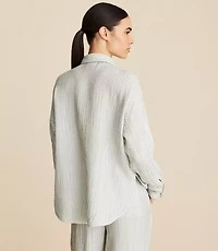 Petite Lou & Grey Striped Triple Cloth Shirt
