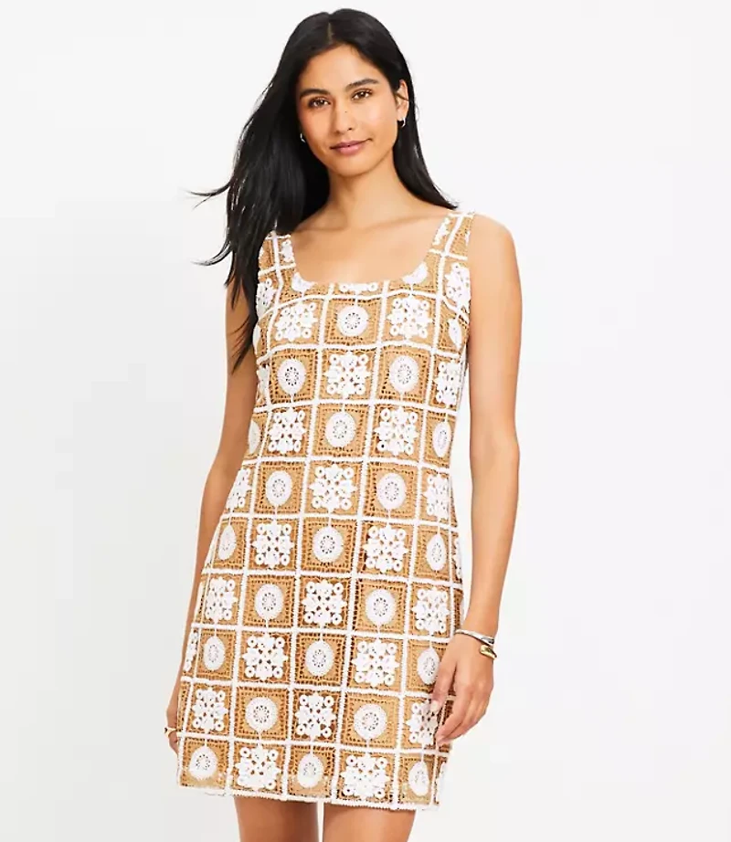 Crochet Tank Mini Dress