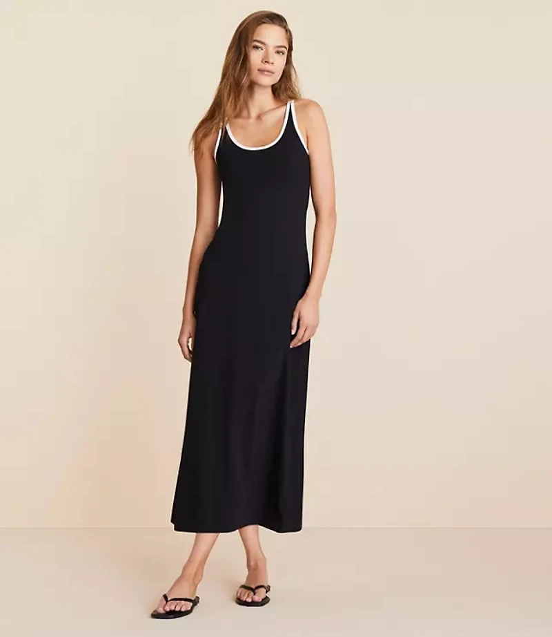 Lou & Grey Modern Jersey Racerback Maxi Dress