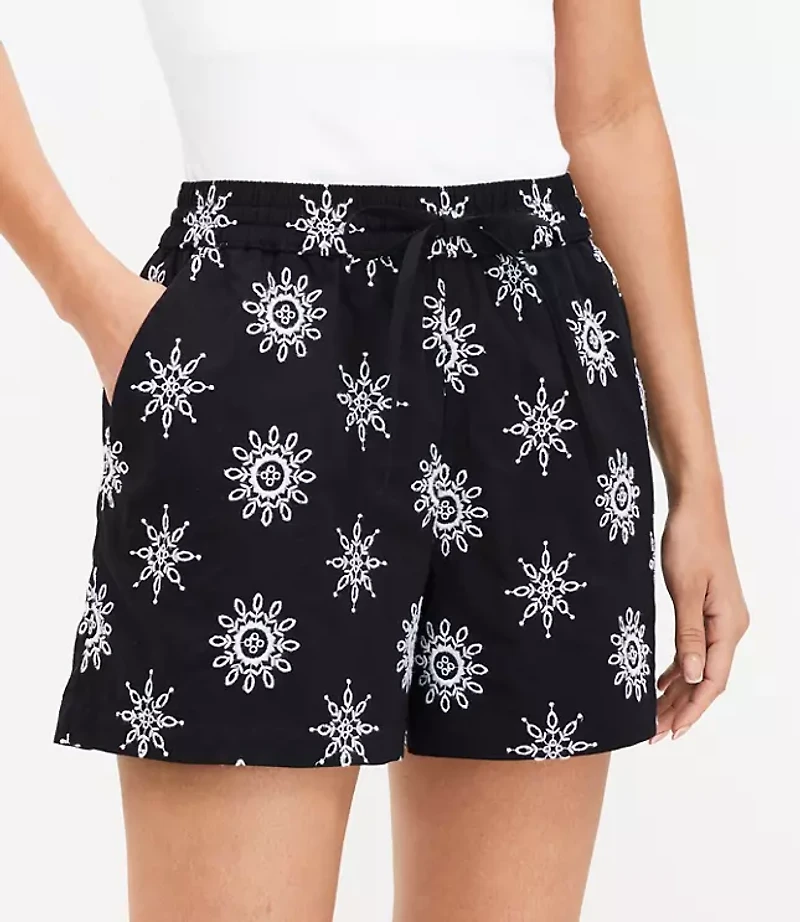 Breezy Shorts in Eyelet