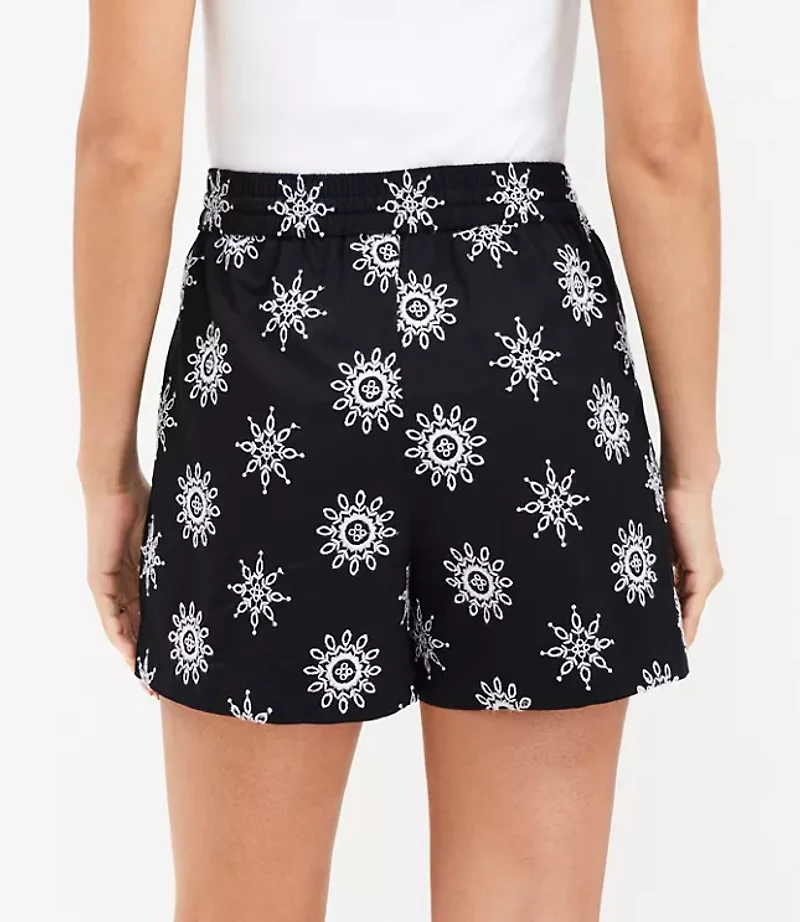 Breezy Shorts in Eyelet