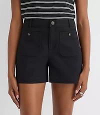 Petite Curvy Palmer Shorts Twill