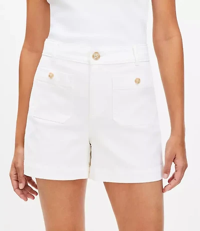 Petite Curvy Palmer Shorts Twill