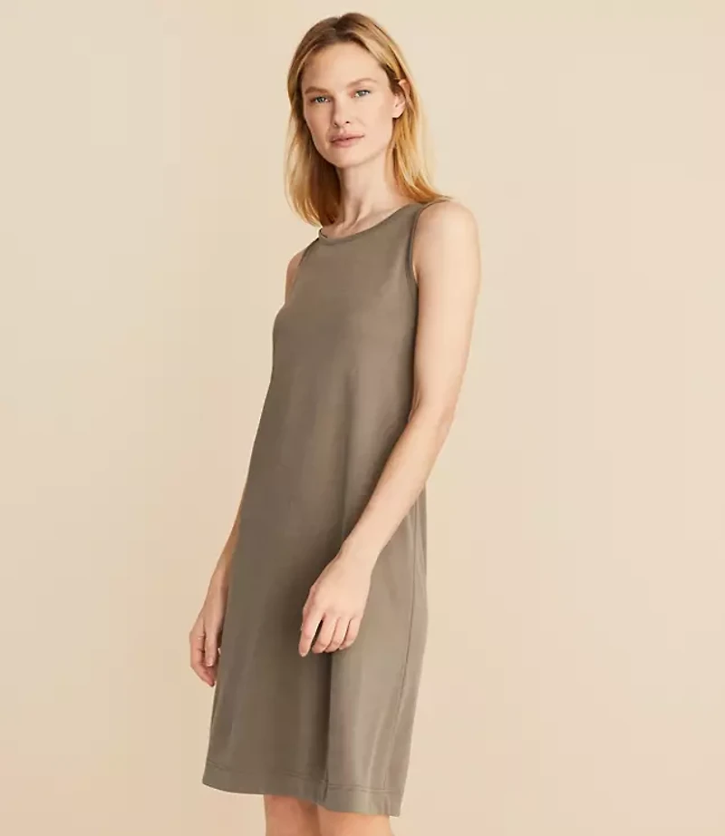 Petite Lou & Grey Sandwashed Cutout Back Mini Dress