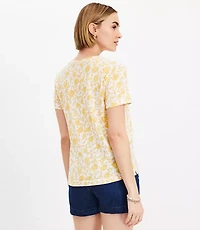 Floral Everyday Crew Tee