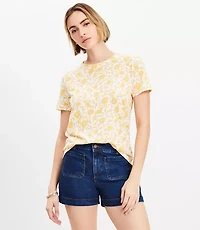 Floral Everyday Crew Tee