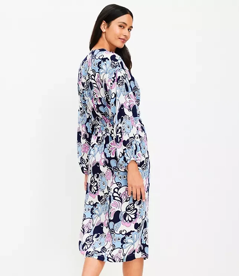 LOFT Beach Floral Kimono