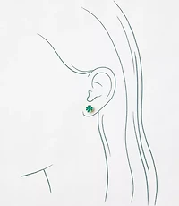 Clover Stud Earring Set