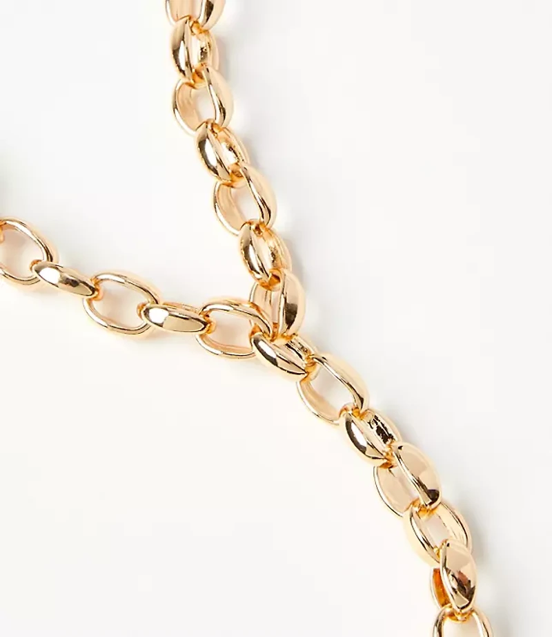 Chain Link Y Necklace
