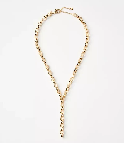 Chain Link Y Necklace