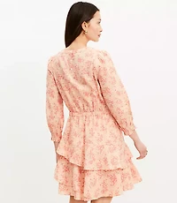 Petite Meadow Tiered Ruffle Mini Dress