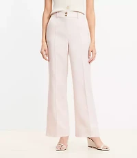 Petite Double Button Stovepipe Pants