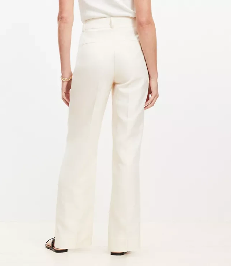 Petite Double Button Stovepipe Pants
