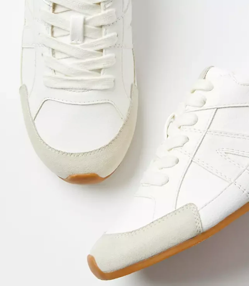 Metallic Low Profile Sneakers