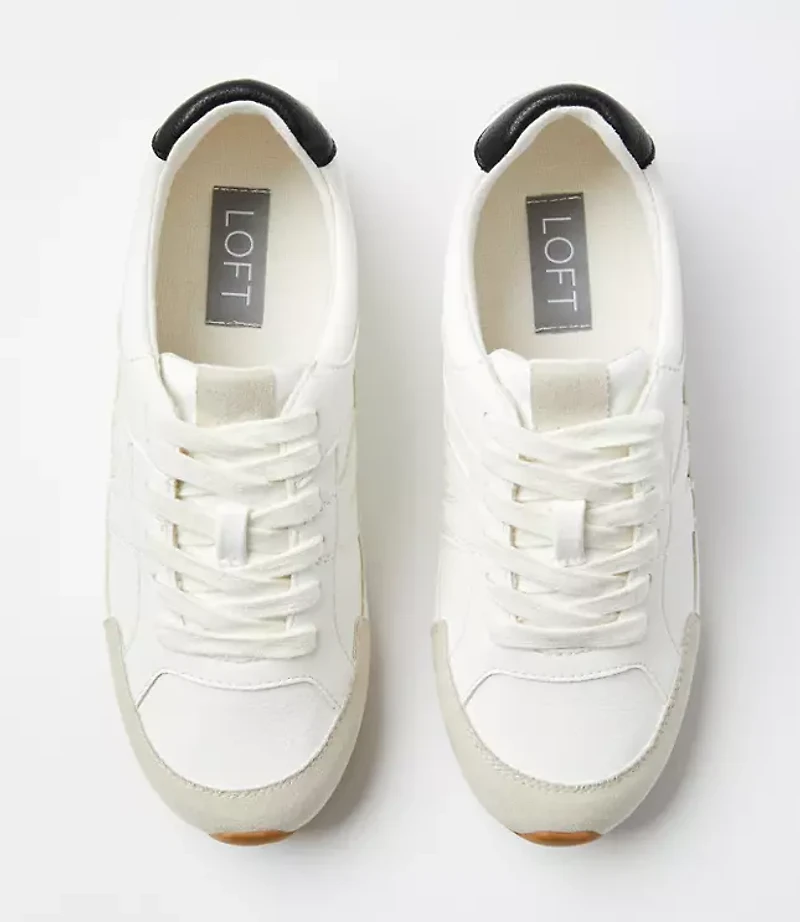 Metallic Low Profile Sneakers