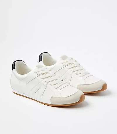 Metallic Low Profile Sneakers