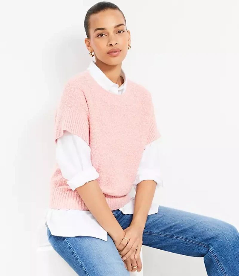 Petite Ribtrim Wedge Sweater