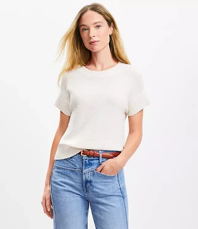Petite Ribtrim Wedge Sweater