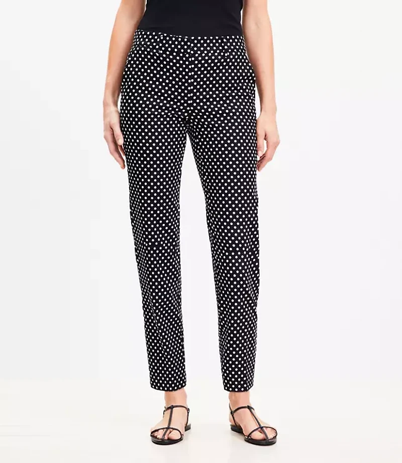 Petite Riviera Slim Pants in Dot