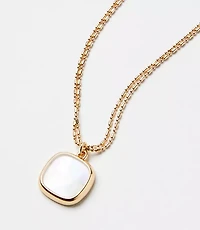 Double Chain Pendant Necklace