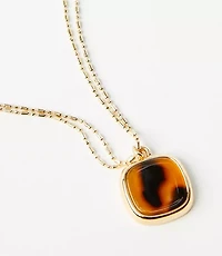 Double Chain Pendant Necklace