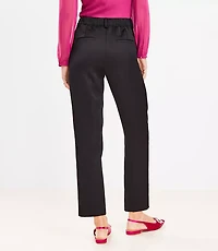 Tall Pleated Tapered Pants in Satin