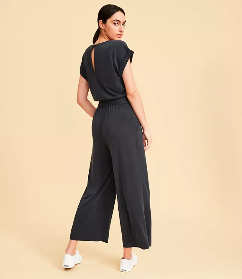Lou & Grey Sandwashed Wide Leg Jumpsuit