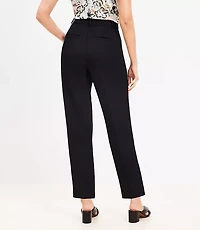 Pleated Tapered Pants Crepe