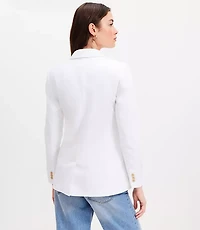 Petite Slub Modern Blazer