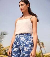 Sequin Flowy Square Neck Cami