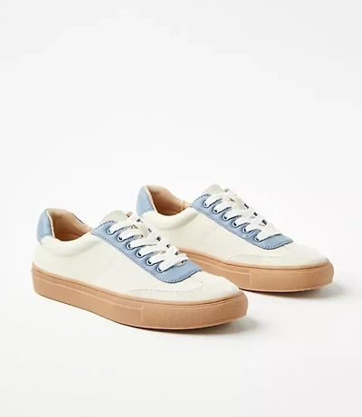 Varsity Lace Up Sneakers