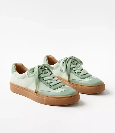 Varsity Lace Up Sneakers
