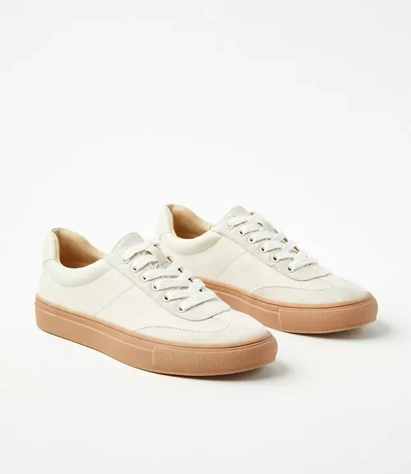 Varsity Lace Up Sneakers