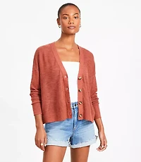 Petite Drop Shoulder Cardigan