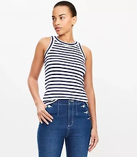 Stripe Perfect Ribbed Tank Top