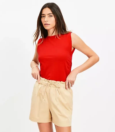 Petite Ruched Tank Top