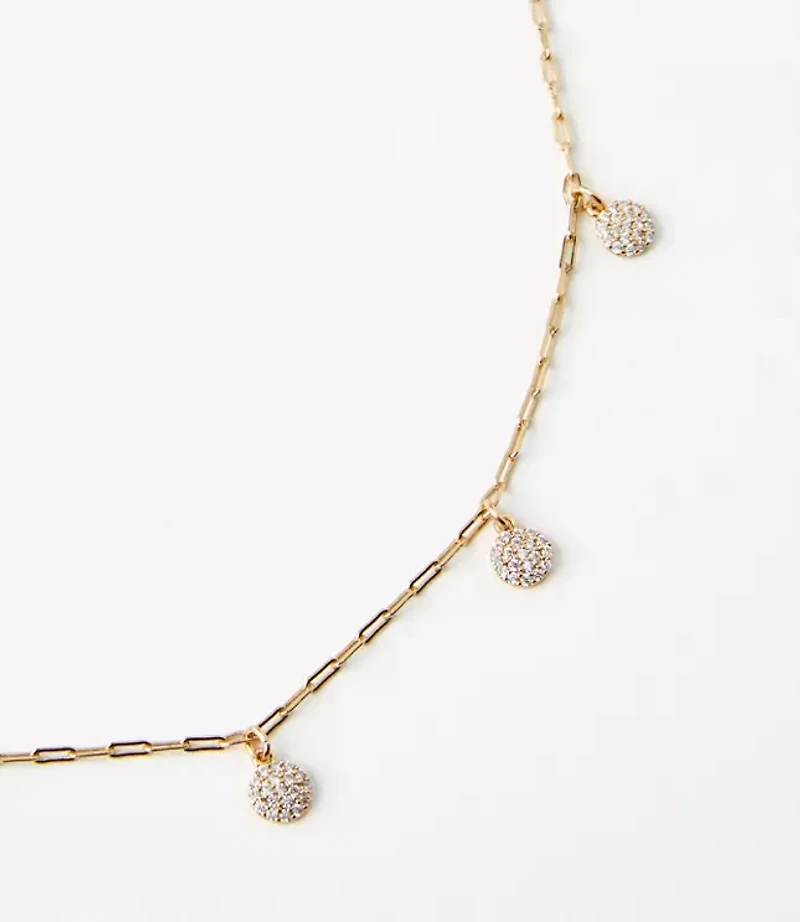 Demi Fine Pave Shaker Necklace