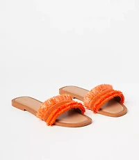 Beaded Raffia Sandals
