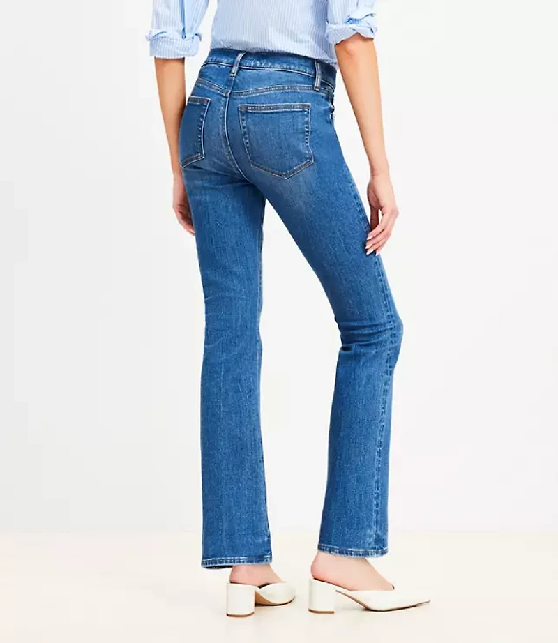 Mid Rise Boot Jeans in Authentic Dark Wash