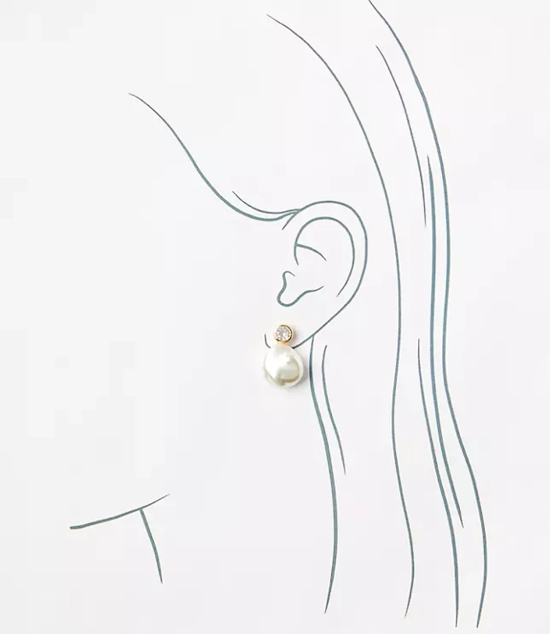 Pearlized Sparkle Earrings