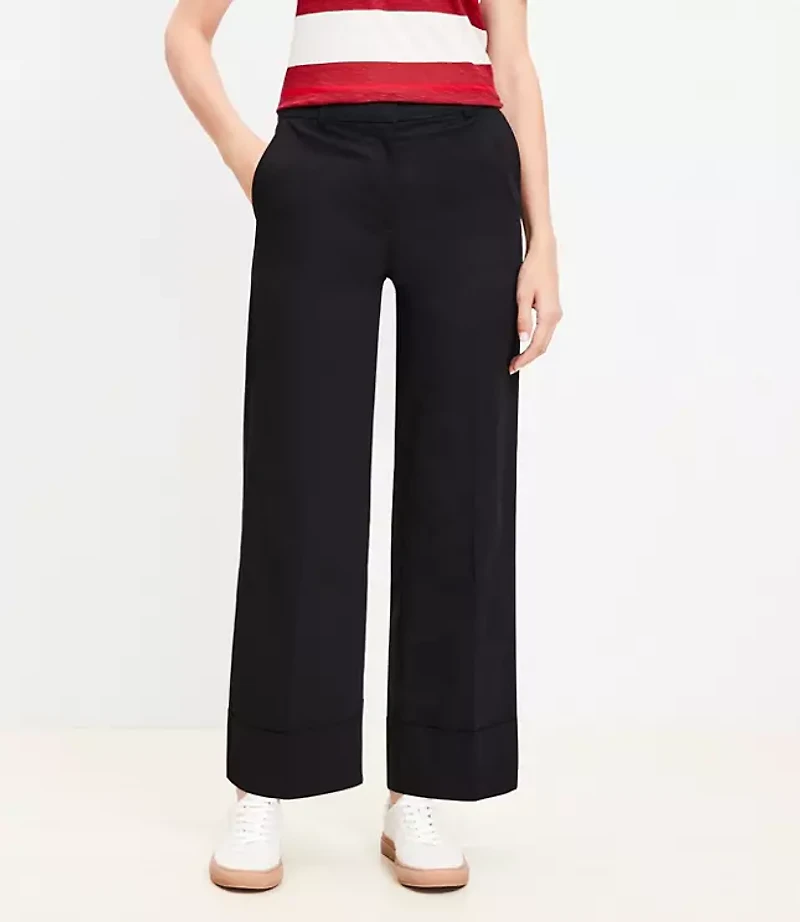 Stovepipe Pants Twill