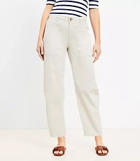 Utility Barrel Pants Twill
