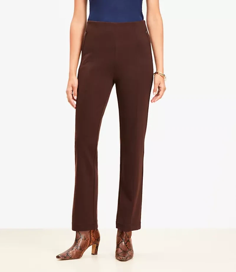 Ponte Straight Pants