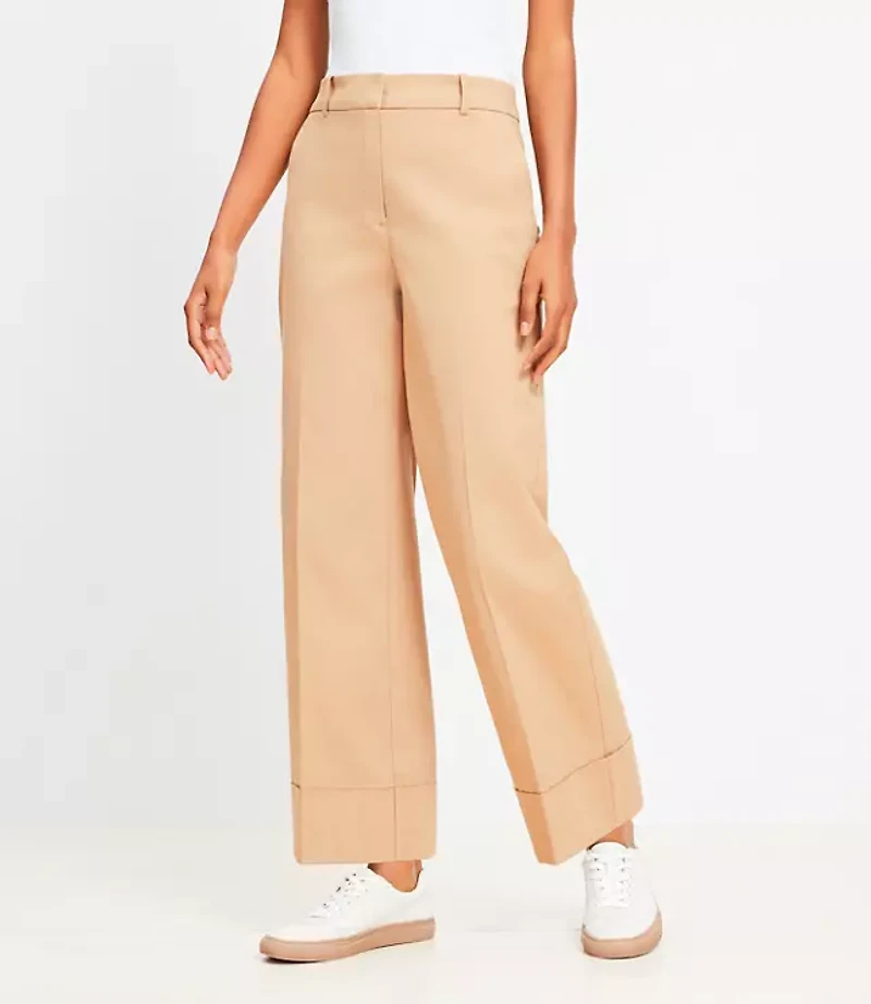 Petite Stovepipe Pants in Twill