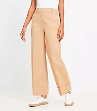 Petite Stovepipe Pants in Twill