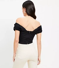 Structured Off The Shoulder Top