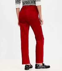 Curvy Straight Corduroy Pants