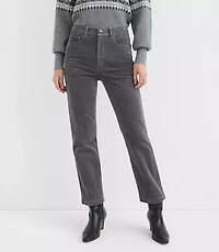 Curvy Straight Corduroy Pants