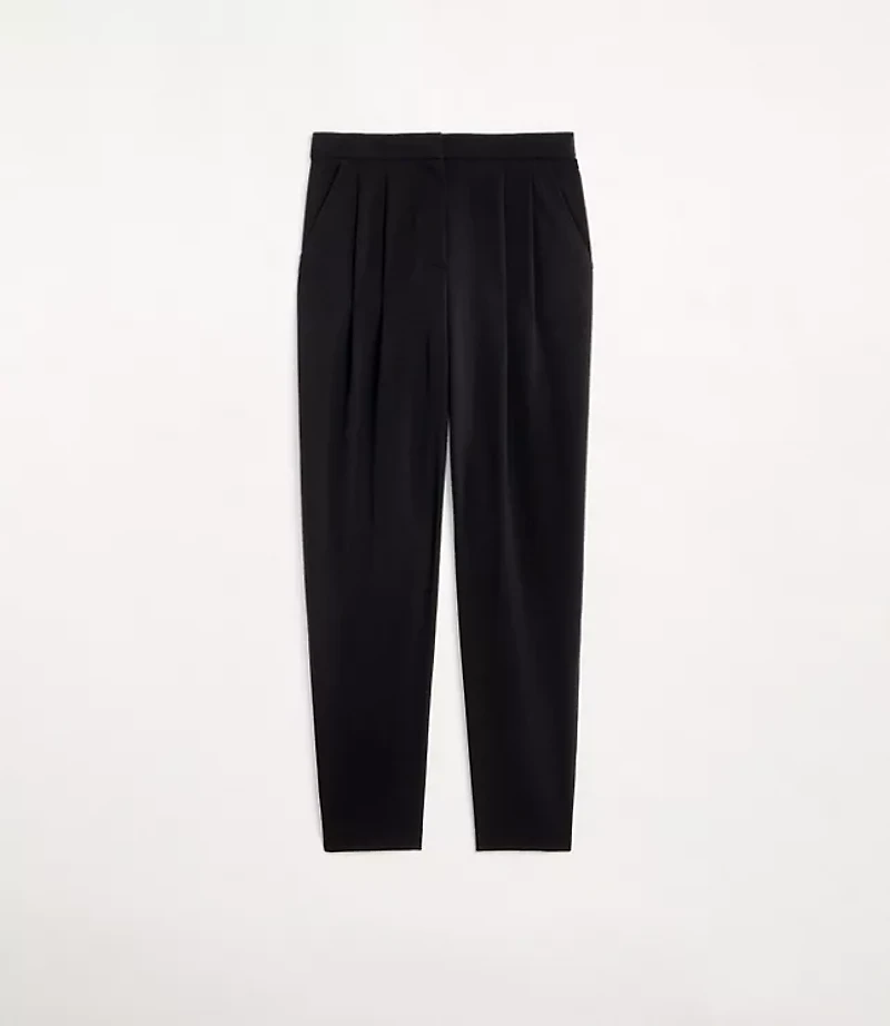 Tall LOFT Versa Seasonless Stretch Double Pleat Taper Pant